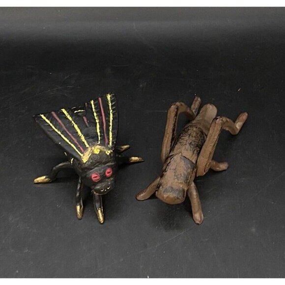 Cast Iron Metal Bee & Grasshopper Bugs Figurine Paperweight Decor Critters Lot 2 - Picture 5 of 12